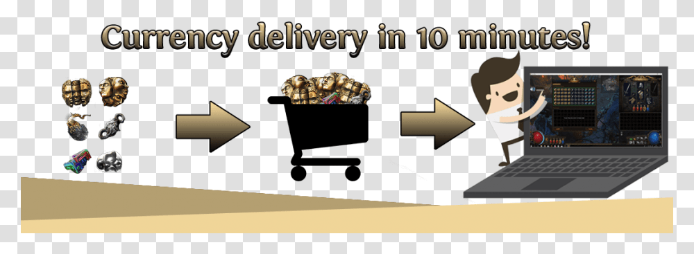 Path Of Exile Instant Delivery Shopping Cart, Laptop, Accessories, Jewelry, Computer Keyboard Transparent Png
