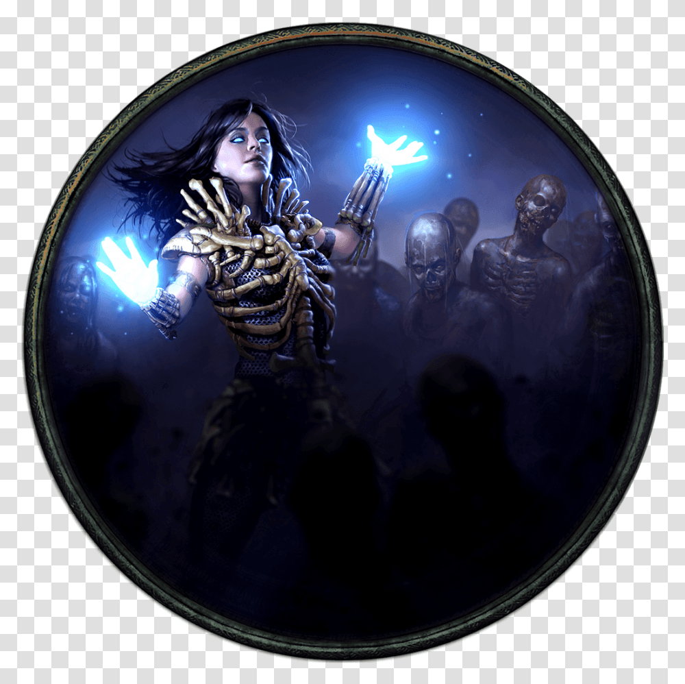 Path Of Exile Necromancer, Painting, Person, Human Transparent Png