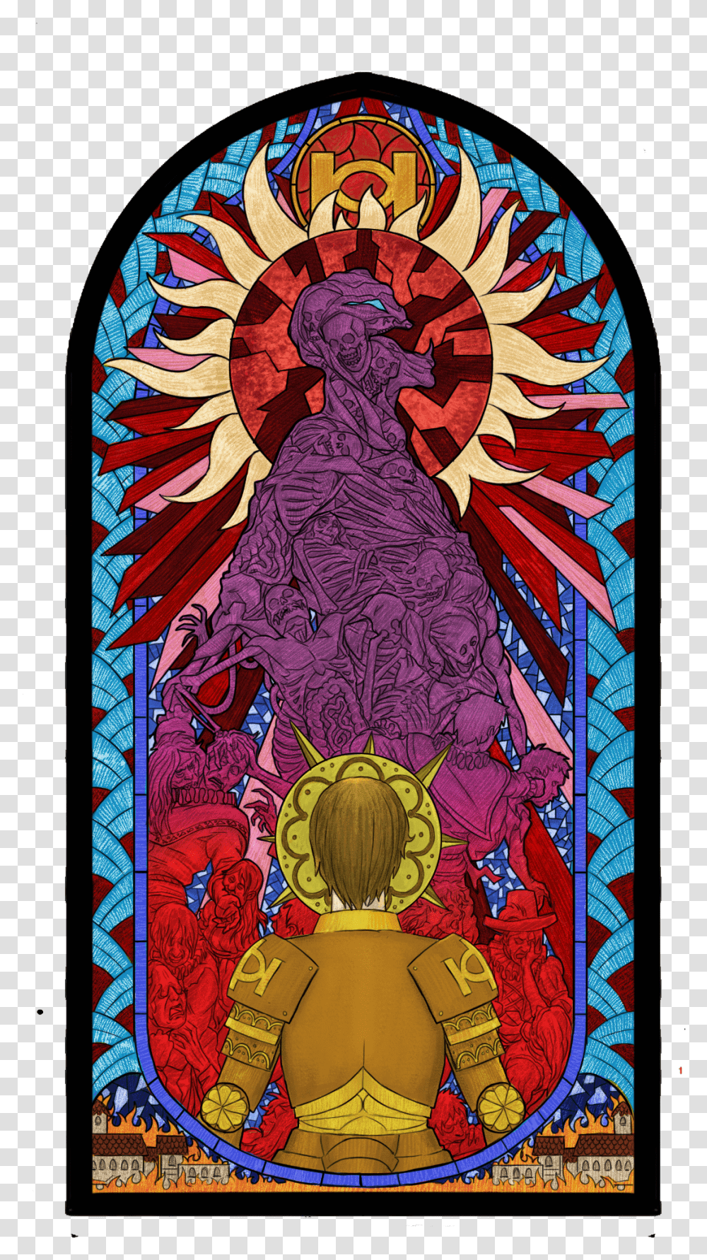 Path Of Exile Sin And Innocence, Stained Glass, Poster, Advertisement Transparent Png