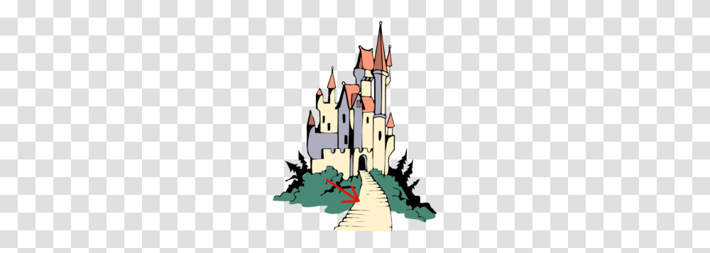 Path To Castle Clip Art, Architecture, Building, Fort, Spire Transparent Png