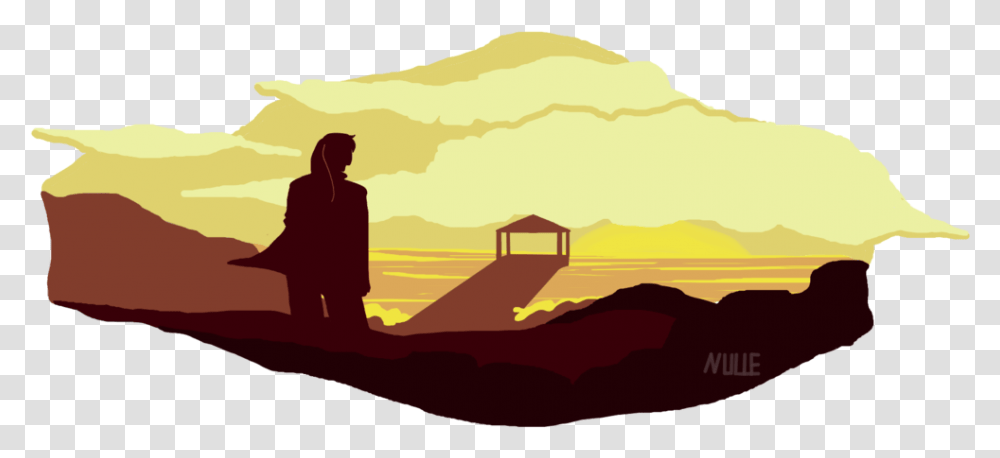 Pathway Clipart Mountain Road, Outdoors, Nature, Person, Silhouette Transparent Png