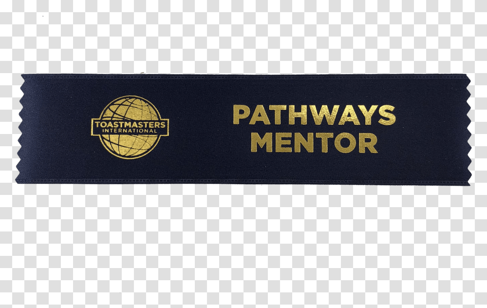 Pathways Mentor Ribbon Athens Christian School, Text, Label, Business Card, Paper Transparent Png
