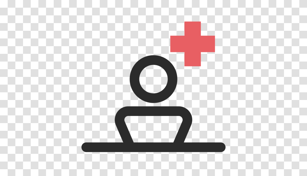 Patient Colored Stroke Icon, Logo, Trademark, First Aid Transparent Png