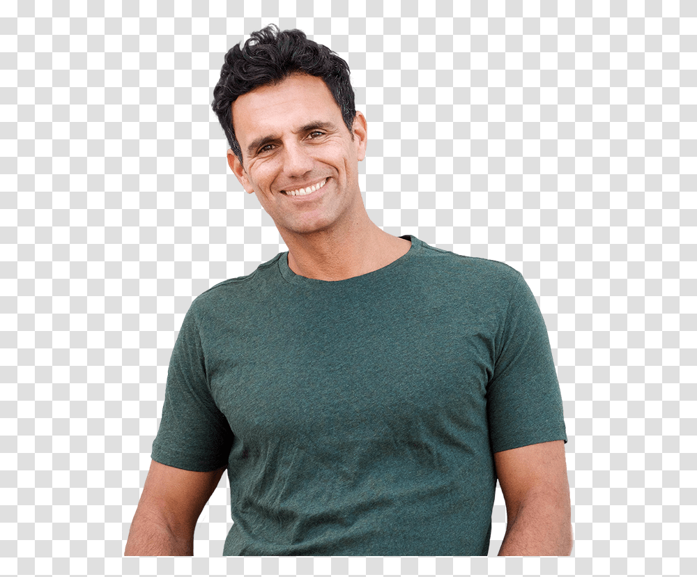 Patient Smiling After Dental Procedure Man, Apparel, Person, Human Transparent Png