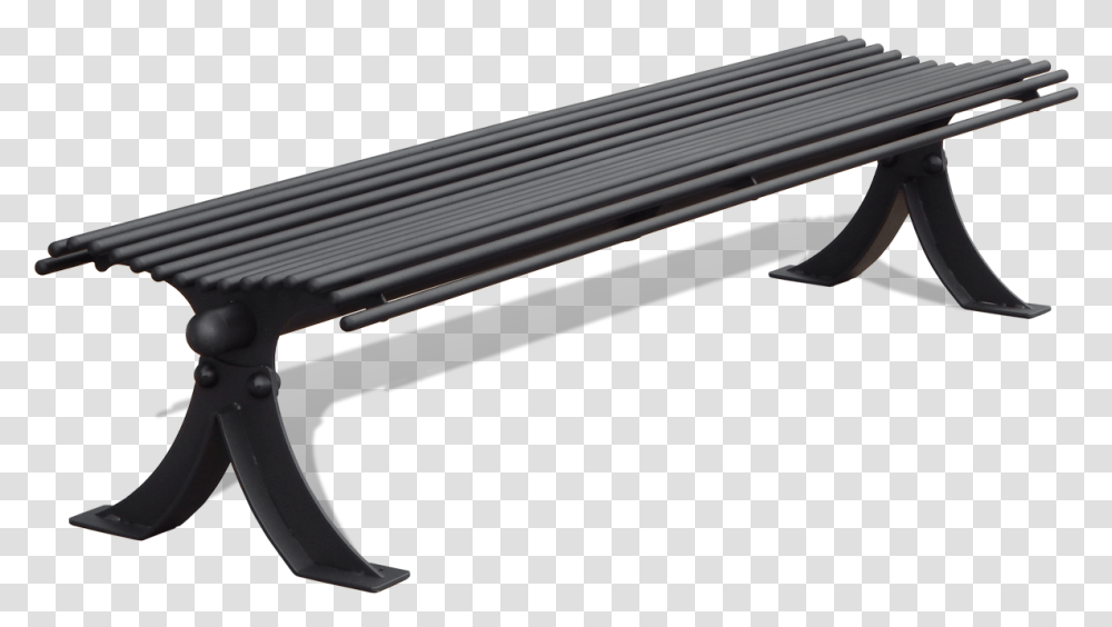 Patio Clipart Street Bench, Furniture, Gun, Weapon, Weaponry Transparent Png