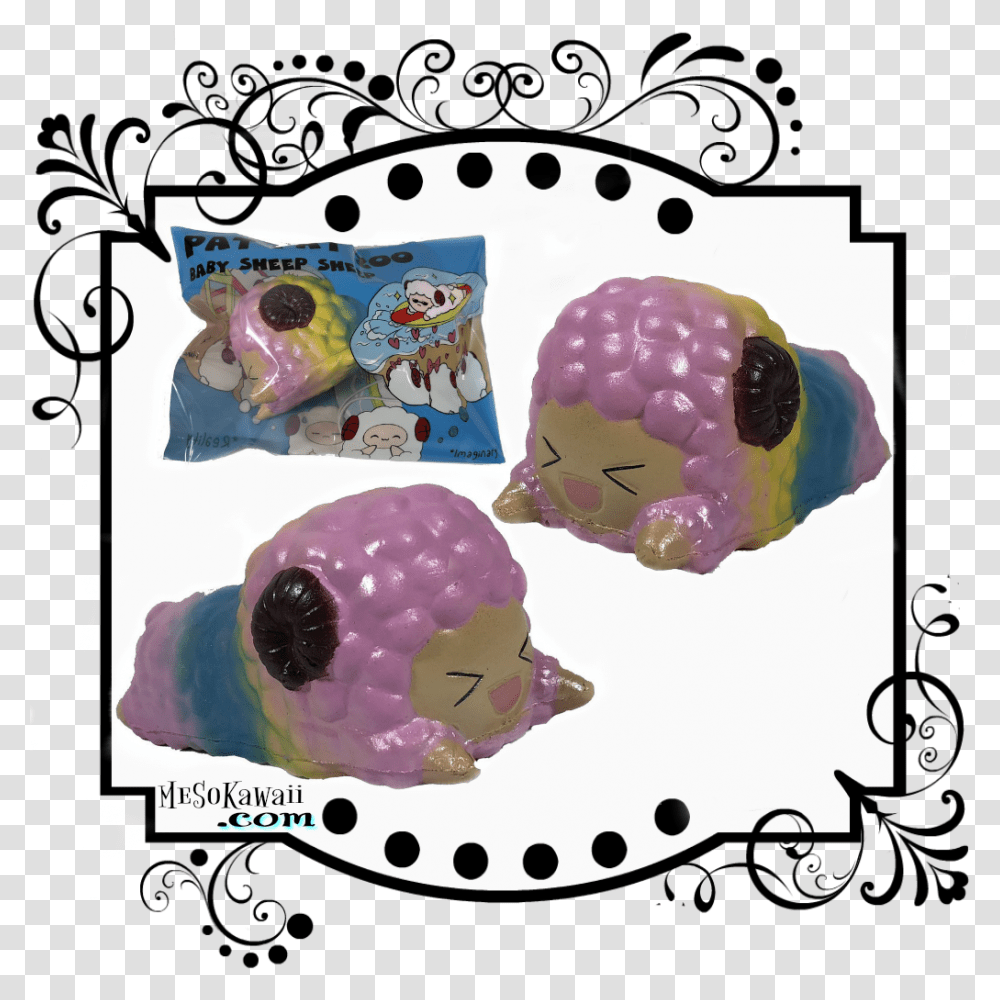 Patpatzoo Baby Sheep Sheep Rainbow Squishy Puni Maru Melon Bun Squishy, Cushion, Pillow, Collage Transparent Png