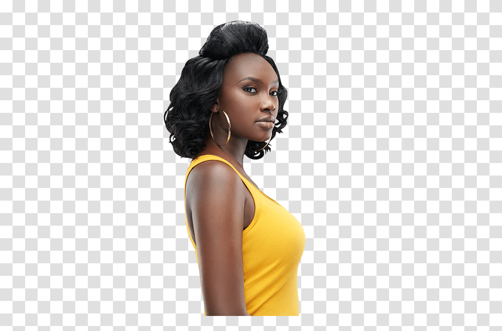 Patra Weave Style With Fun Curls That Gives You Volume And Bounce, Apparel, Person, Human Transparent Png
