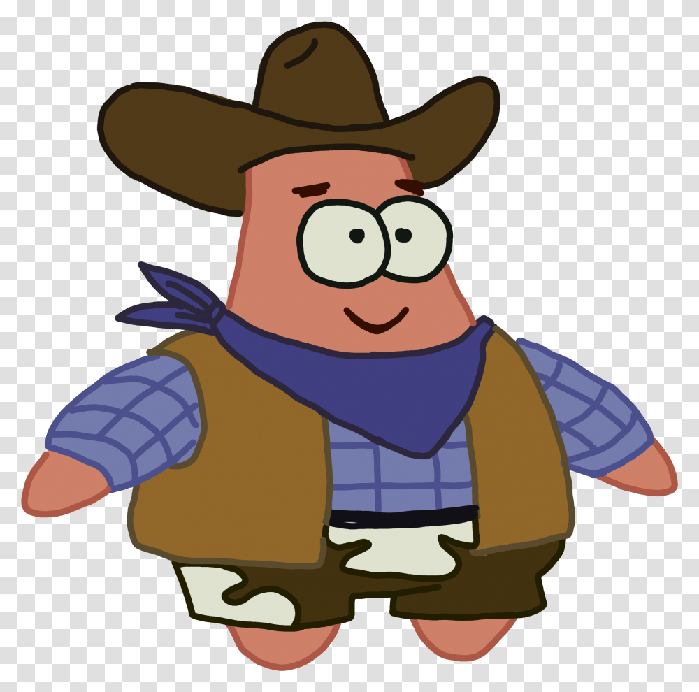 Patricio Patrick With Cowboy Hat, Clothing, Apparel, Sun Hat, Sombrero Transparent Png