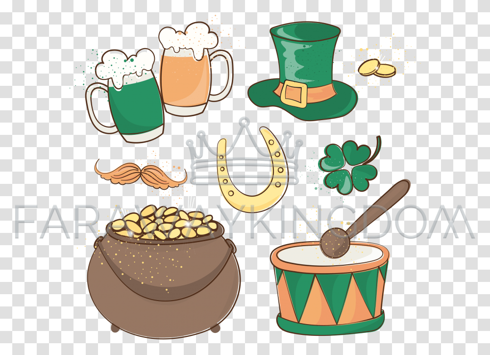 Patrick Beer Saint Patrick Day Vector Illustration Saint Patrick's Day, Birthday Cake, Food, Urban Transparent Png