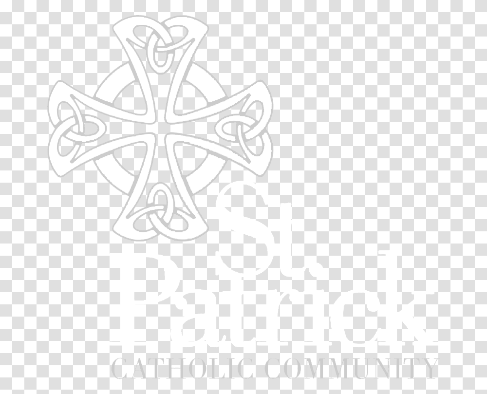 Patrick Catholic Community, Snowflake, Cross, Stencil Transparent Png