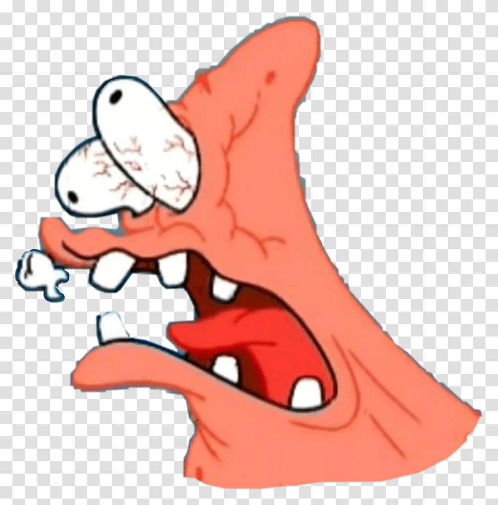 Patrick From Spongebob, Teeth, Mouth, Lip Transparent Png