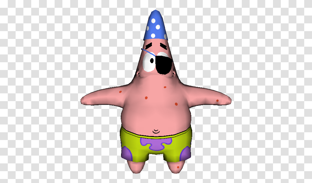 Patrick Pirate Spongebob, Apparel, Toy, Party Hat Transparent Png