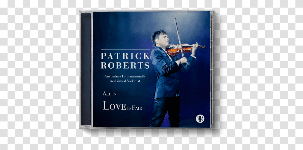 Patrick Roberts All Out Of Love Out Now Baroque Violin, Person, Human, Leisure Activities, Poster Transparent Png