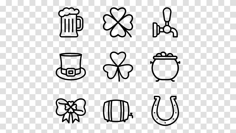 Patrick's Day Hobbies Icons, Gray, World Of Warcraft Transparent Png