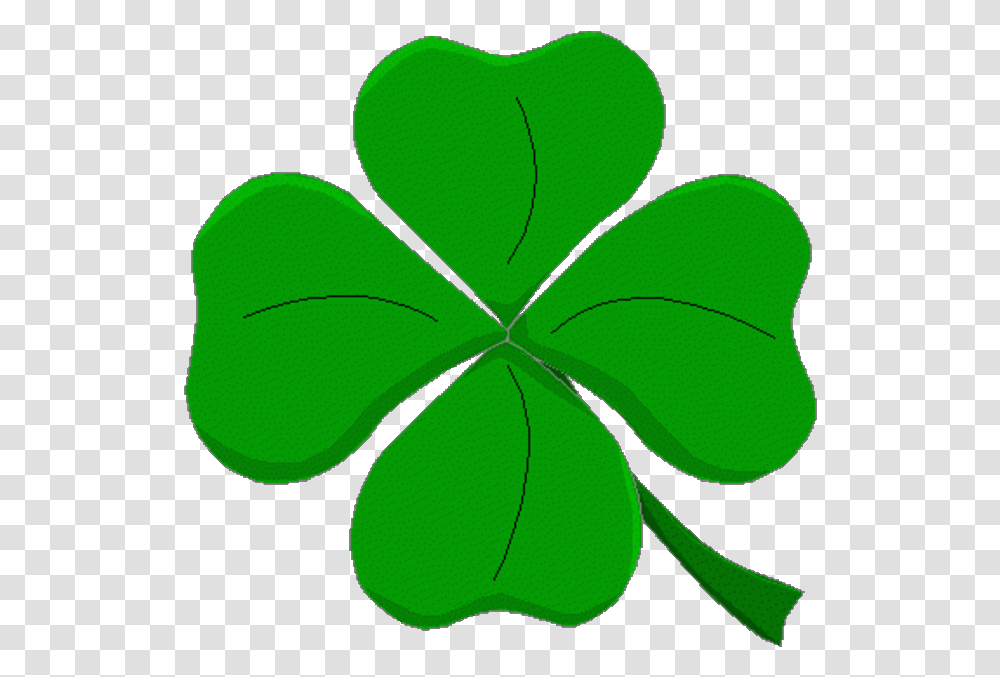 Patrick's Day Playlist Four Leaf Clover, Plant, Green, Heart Transparent Png