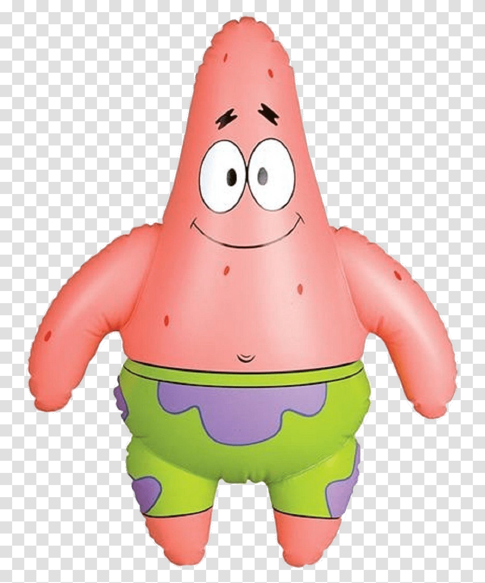 Patrick Star Fish, Plush, Toy, Inflatable Transparent Png