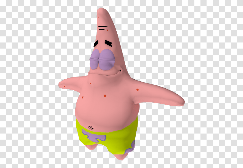 Patrick Star Model Bath Toy, Shark, Sea Life, Fish, Animal Transparent Png