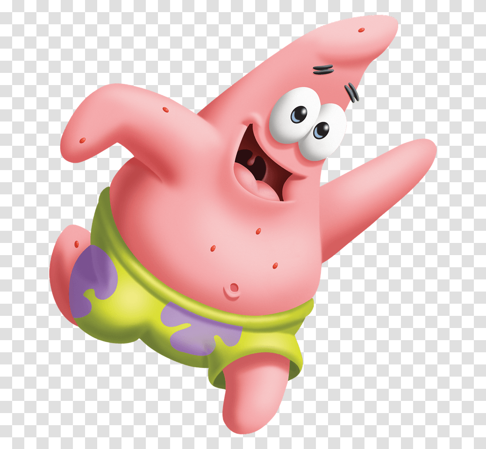 Patrick Star, Toy, Piggy Bank, Rattle Transparent Png