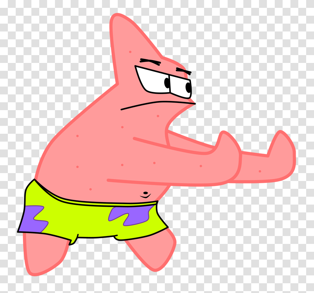Patrick Star Vector, Inflatable, Reptile, Animal Transparent Png
