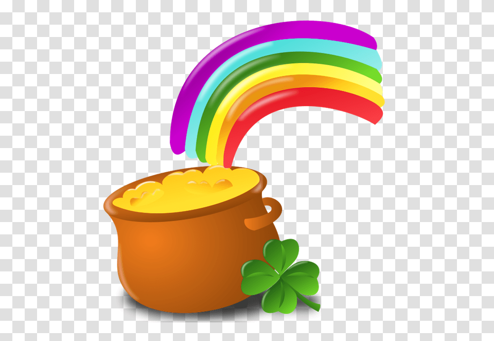 Patricks Day Gold Rainbow Tecstar, Food, Outdoors, Planter Transparent Png