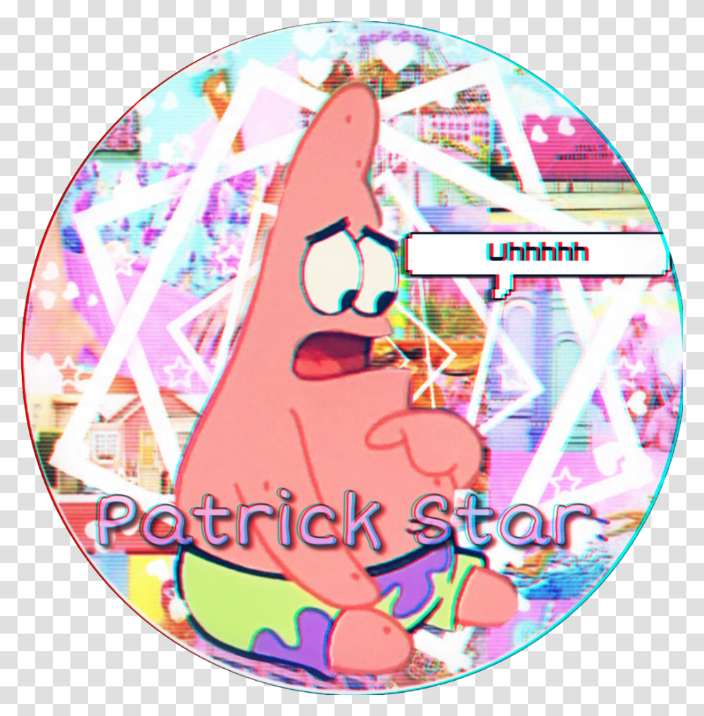 Patrickstar Spongebob Freetoedit Circle, Poster, Doodle, Drawing Transparent Png
