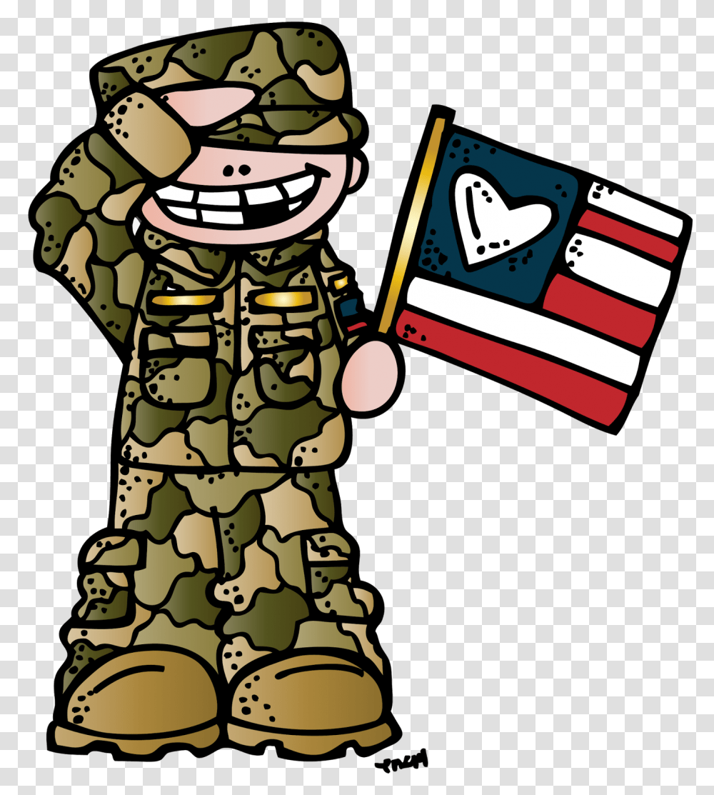 Patriotic Clipart Melonheadz, Military, Military Uniform Transparent Png