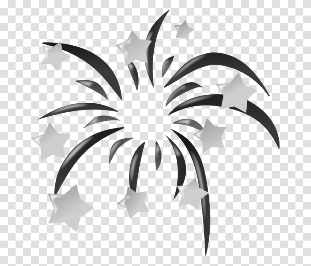 Patriotic Fireworks Clipart New Year Icon, Stencil, Plant Transparent Png