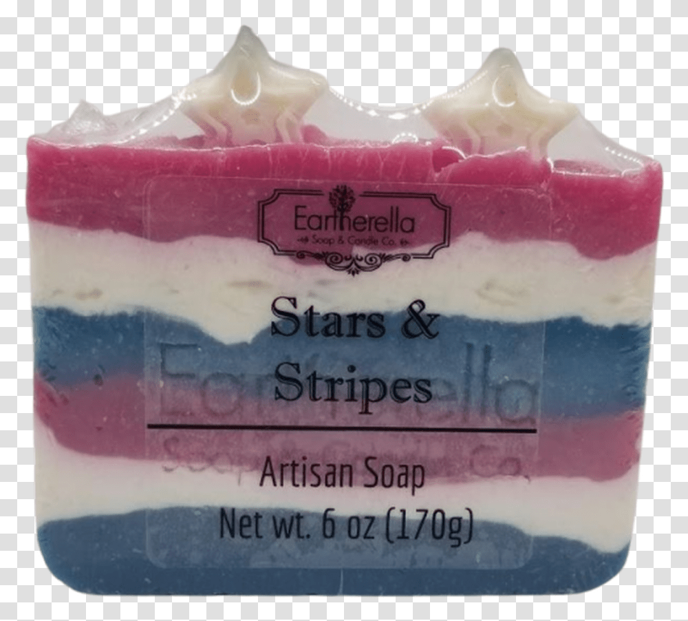 Patriotic Stars Amp Stripes Handmade Artisan Blend Soap, Dessert, Food, Cream, Creme Transparent Png