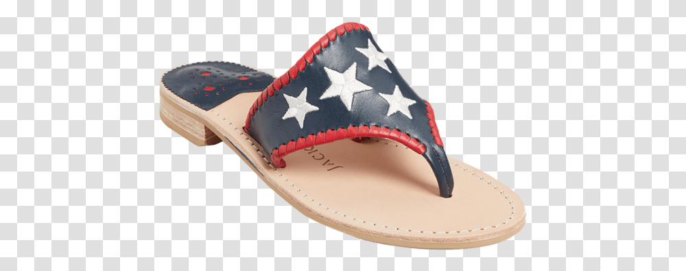 Patriotic Stars Sandal For Women, Clothing, Apparel, Footwear, Flip-Flop Transparent Png