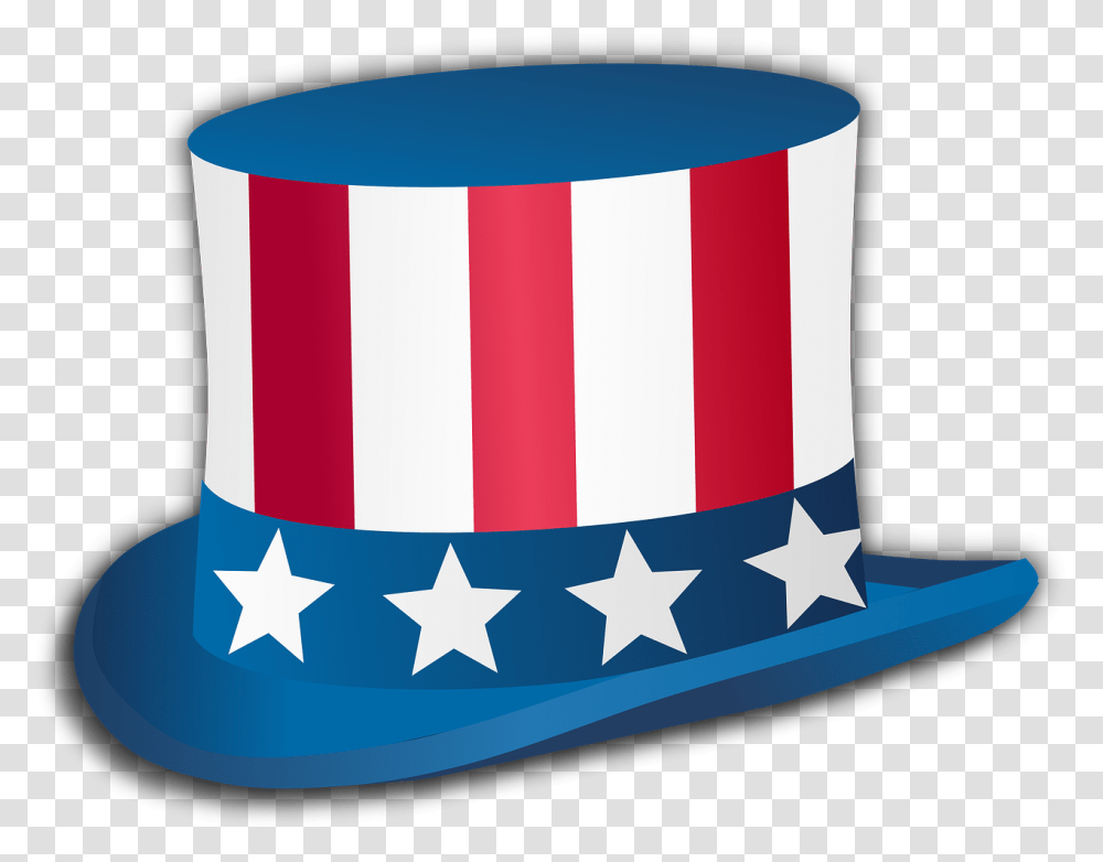 Patriotic Uncle Sam Dog Costumes Of July Dog Costumes, Apparel, Hat, Cowboy Hat Transparent Png