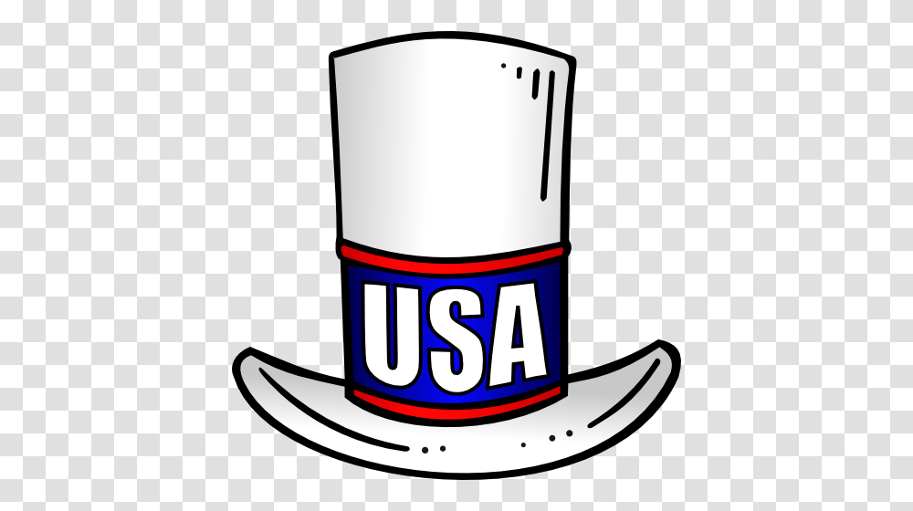 Patriotic Usa Top Hat Clip Art A Variation Of The Uncle Sam Top, Coffee Cup, Cylinder, Apparel Transparent Png
