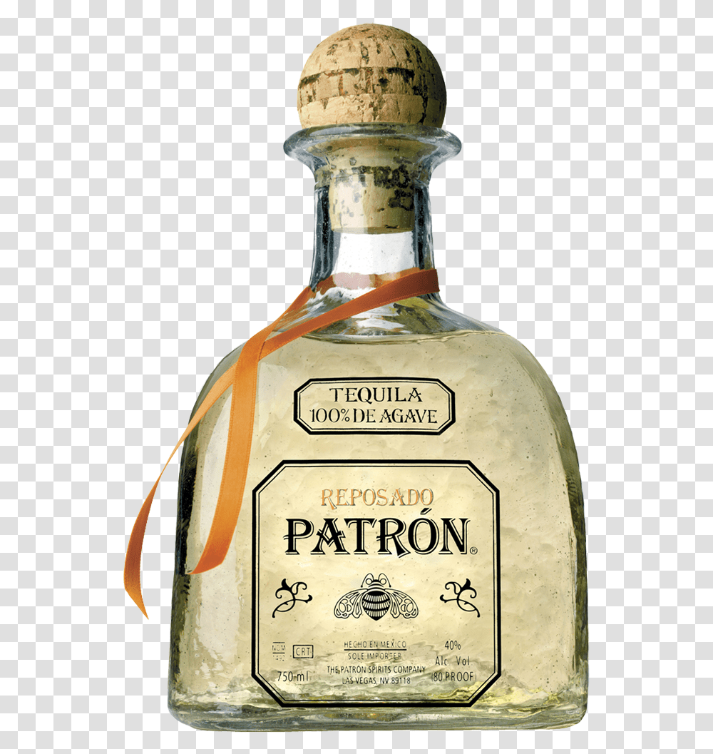 Patron Bottle Patron Reposado Tequila, Liquor, Alcohol, Beverage, Drink Transparent Png