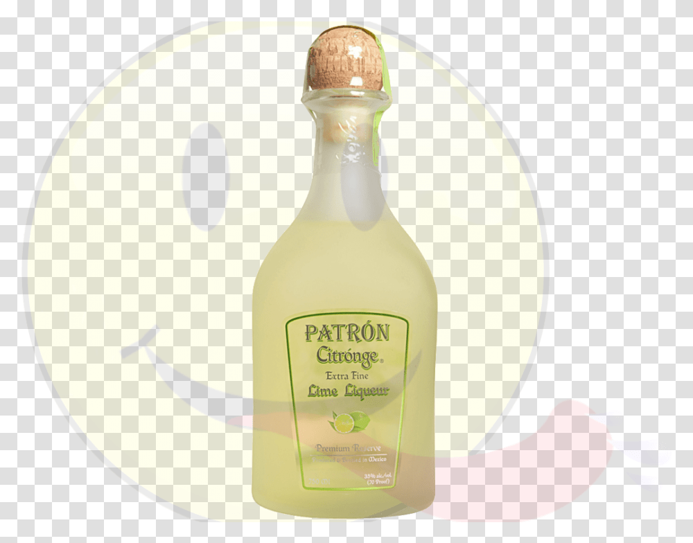 Patron Citronge Lime Glass Bottle, Beverage, Drink, Alcohol, Label Transparent Png