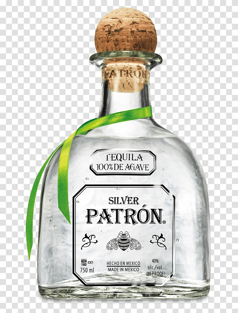 Patron Silver Tequila, Liquor, Alcohol, Beverage, Drink Transparent Png