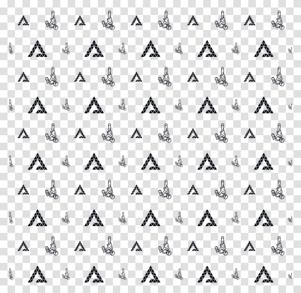 Pattern Black And White Font Design Line Triangle Triangle, Texture, Diamond, Gemstone, Jewelry Transparent Png