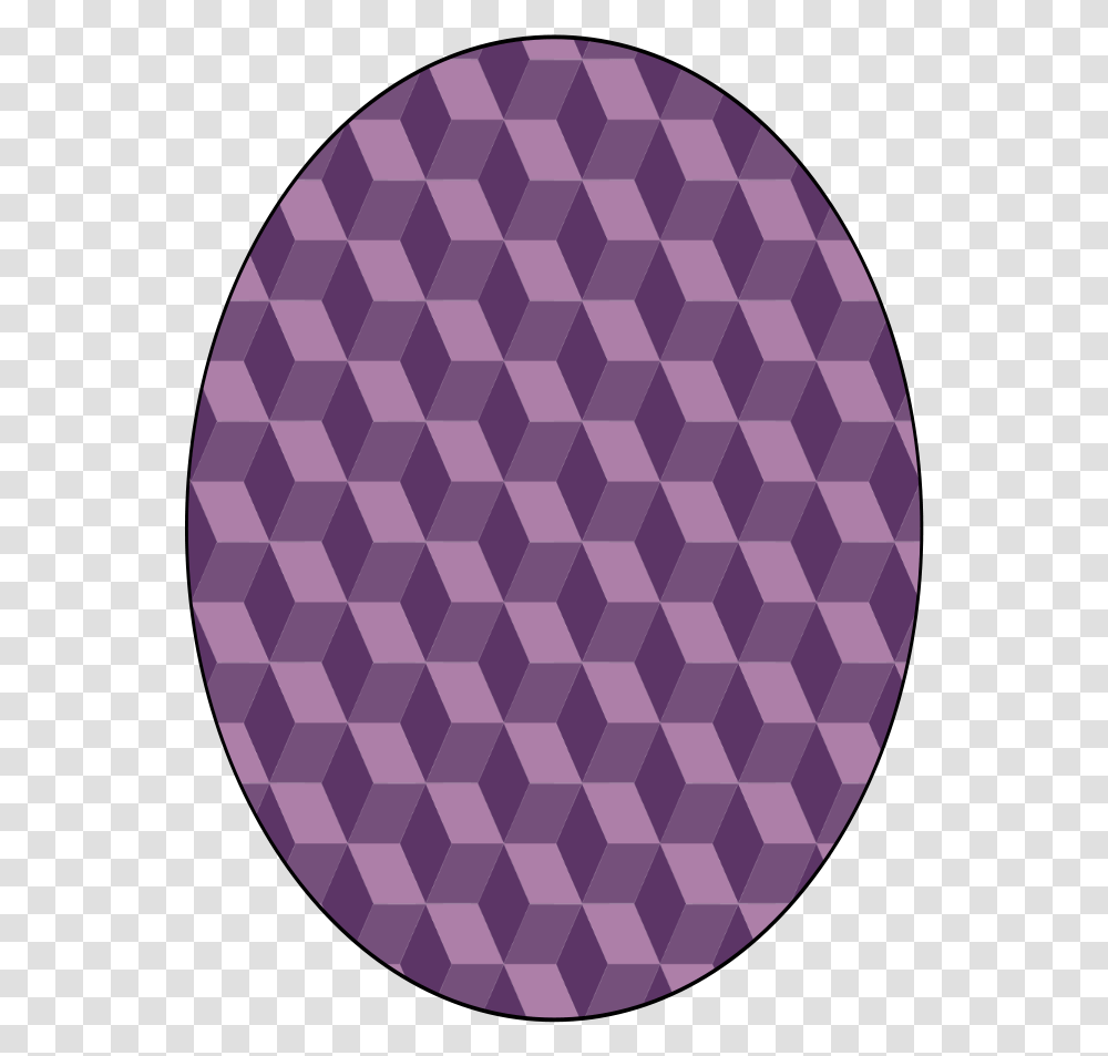 Pattern False Cubes Clipart Geometric Shapes Design Islamic, Sphere, Rug, Purple, Diamond Transparent Png