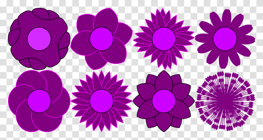 Pattern Flower Floral Bloom Violet, Dahlia, Plant, Blossom, Purple Transparent Png