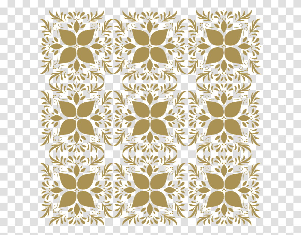 Pattern Gold Floral Floral Texture Background, Rug Transparent Png