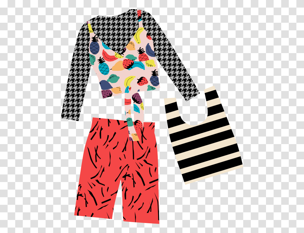 Pattern Outfit Pajamas, Paper, Robe, Fashion Transparent Png