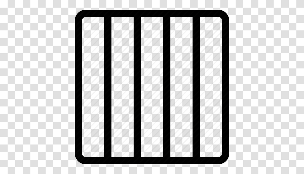 Pattern Prison Vertical Vertical Lines Icon, Fence, Rug, Grille, Silhouette Transparent Png