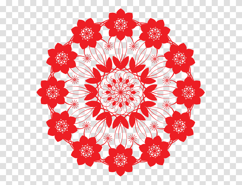 Pattern Red Flower Common Symptoms Of High Blood Pressure, Floral Design, Graphics, Art, Chandelier Transparent Png