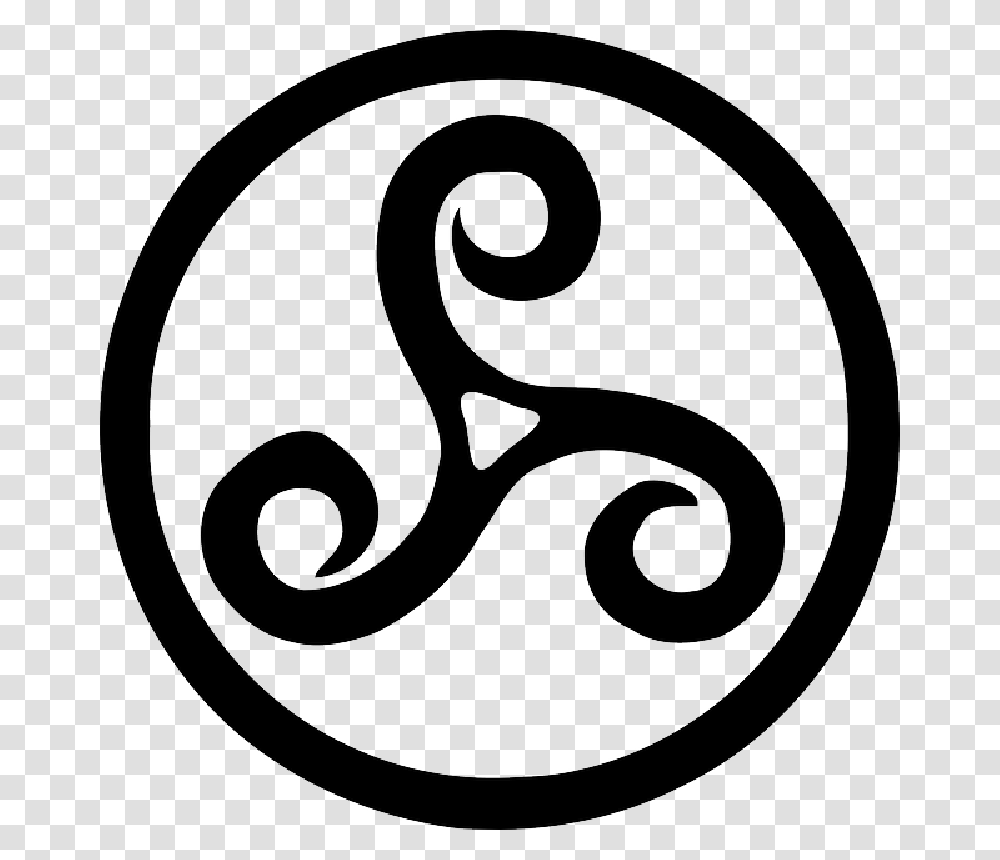 Pattern Tribal Celtic Spiral Pagan Irish Ancient, Label, Logo Transparent Png