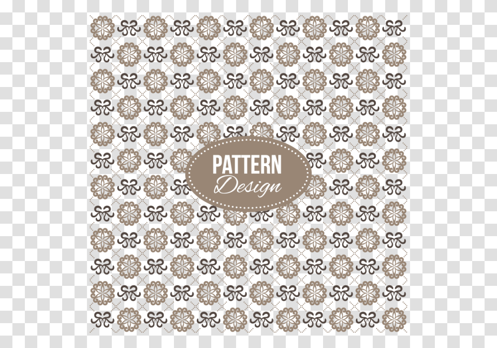 Pattern With And Mandala Circle, Rug, Label, Paper Transparent Png