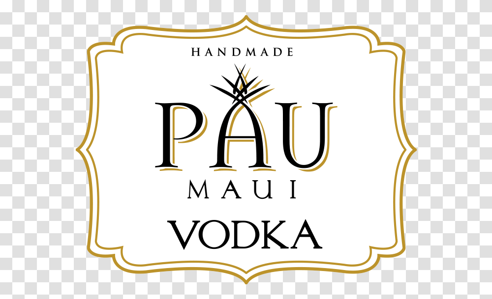 Pau Maui Vodka, First Aid, Label, Alphabet Transparent Png