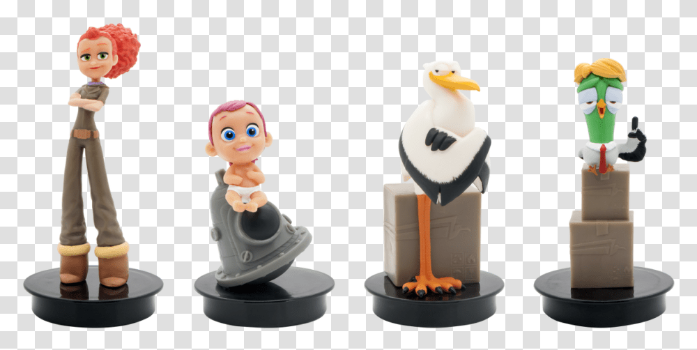 Paul Blart Storks Cup Topper, Person, Figurine, Food, Cake Transparent Png