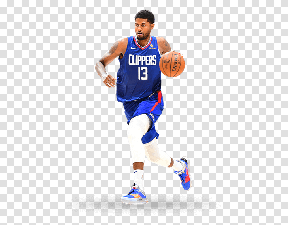 Paul George Basketball Moves, Person, Human, People, Team Sport Transparent Png
