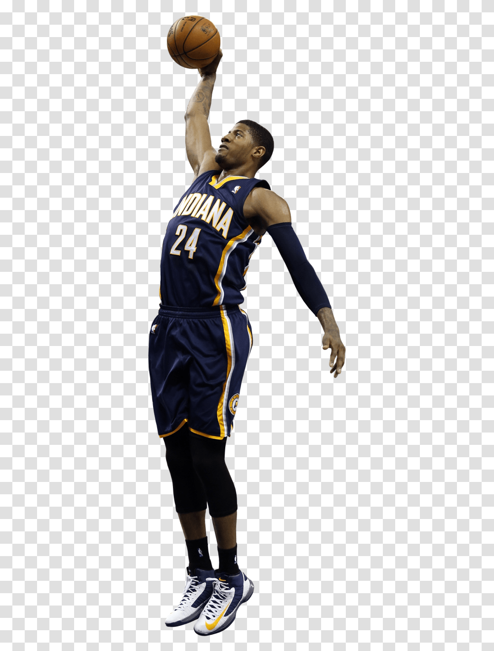 Paul George Dunk, Person, Human, People, Team Sport Transparent Png