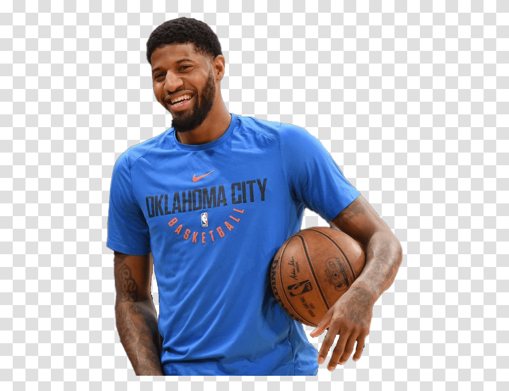 Paul George Photo Basketball Moves, Rugby Ball, Sport, Person, Human Transparent Png