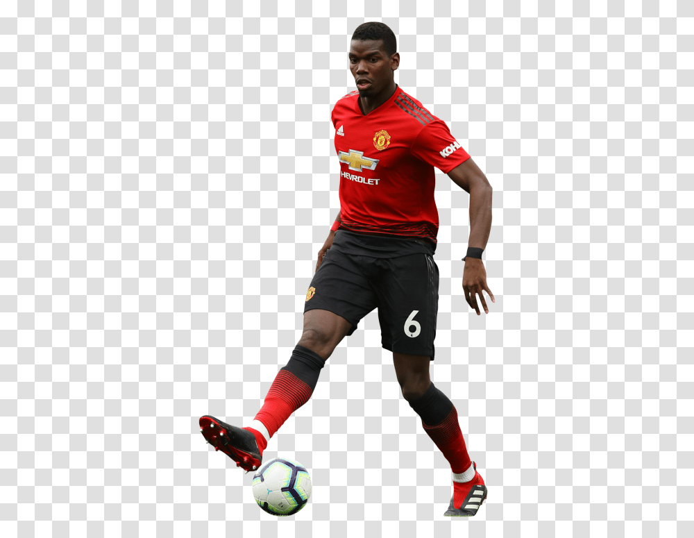 Paul Pogba Background, Soccer Ball, Football, Team Sport, Person Transparent Png