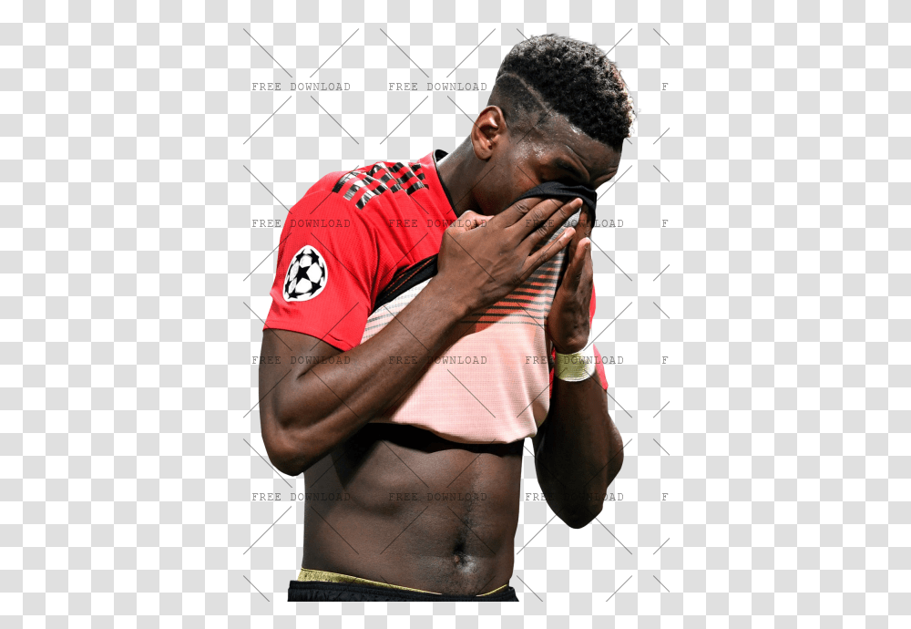 Paul Pogba Image With Background Photo Paul Pogba, Person, Human, Prayer, Worship Transparent Png